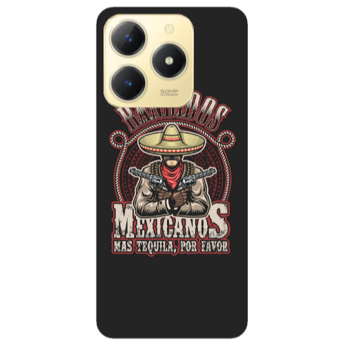 Realme C61 Mexicanos Transparent Silicone TPU Θήκη