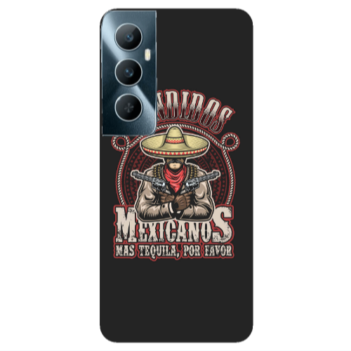Realme C65 Mexicanos Transparent Silicone TPU Θήκη