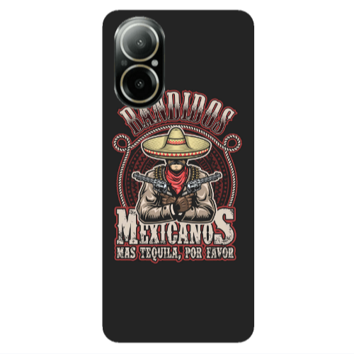 Realme C67 Mexicanos Transparent Silicone TPU Θήκη