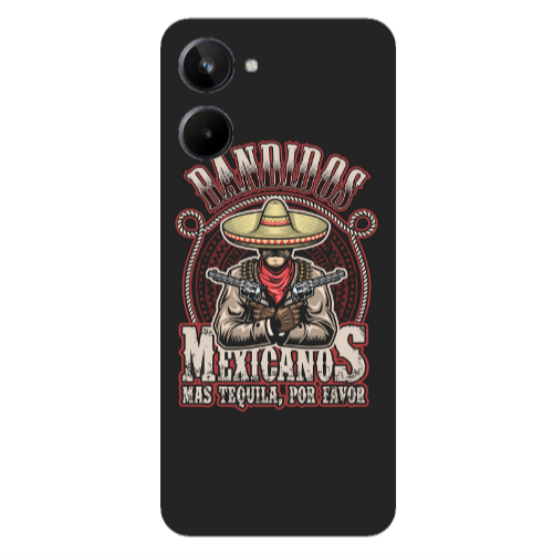 Realme 10 Mexicanos Transparent Silicone TPU Θήκη