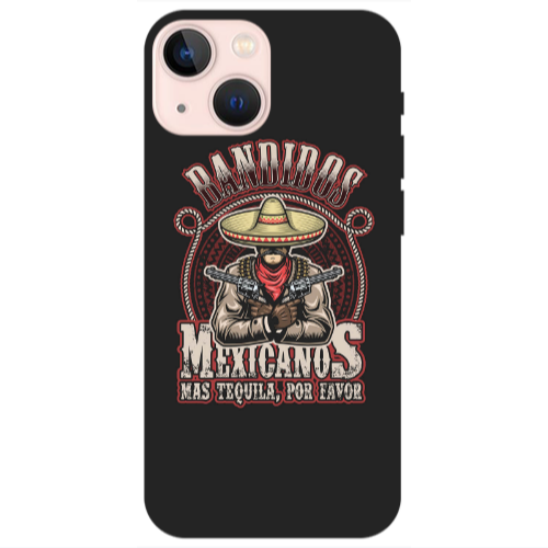 Apple iPhone 13 Mexicanos Transparent Silicone TPU Θήκη
