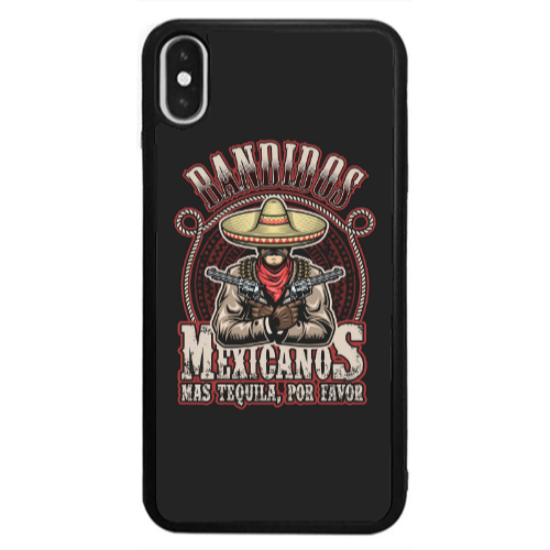 Apple iPhone X Mexicanos Black Glossy Θήκη