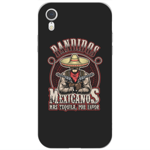 Apple iPhone Xr Mexicanos Transparent Silicone TPU Θήκη