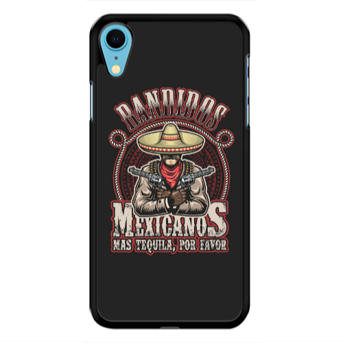 Apple iPhone Xr Mexicanos Black Glossy Θήκη
