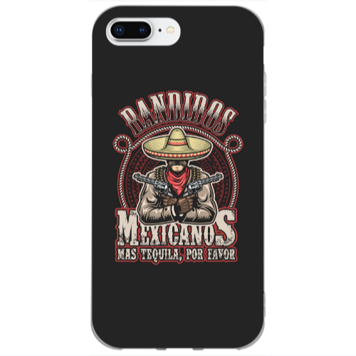 Apple iPhone 7 Plus Mexicanos Transparent Silicone TPU Θήκη