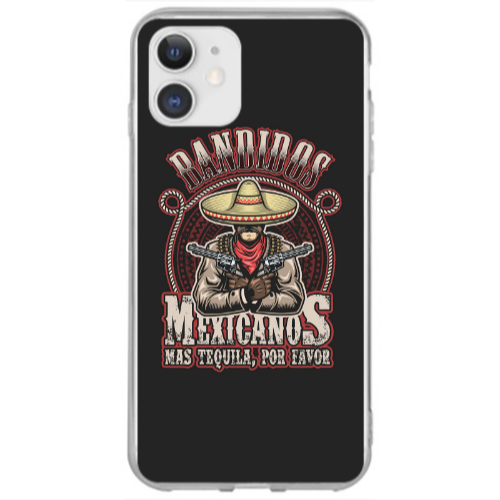 Apple iPhone 12 Mini Mexicanos Transparent Silicone TPU Θήκη