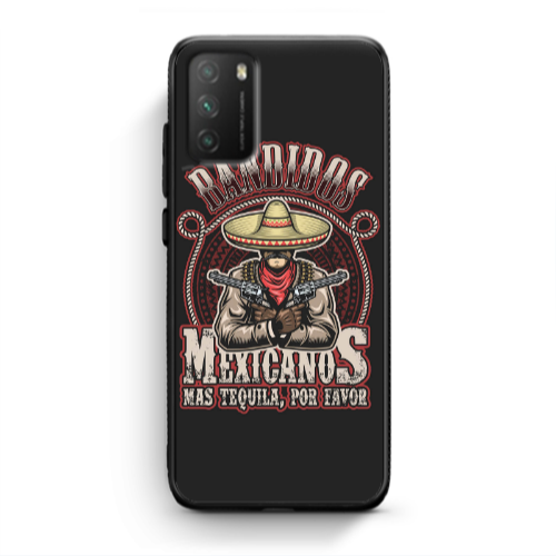 Xiaomi Poco M3 Mexicanos Black Glossy Θήκη