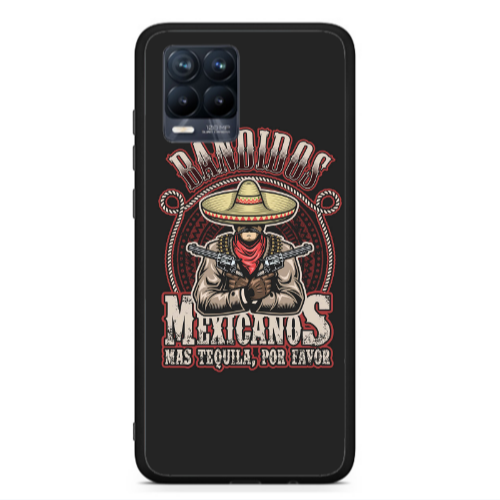 Realme 8  Mexicanos Black Glossy Θήκη