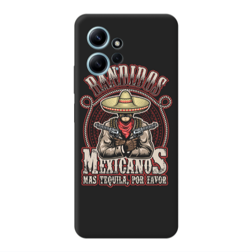 Xiaomi Redmi Note 12 4G Mexicanos Transparent Silicone TPU Θήκη