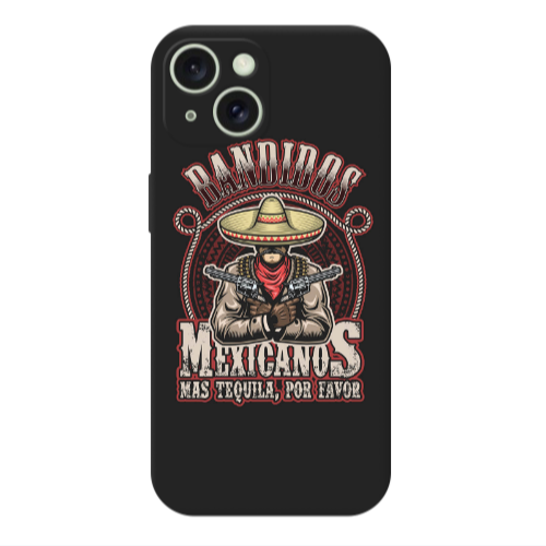 Apple iPhone 15 Mexicanos Transparent Silicone TPU Θήκη