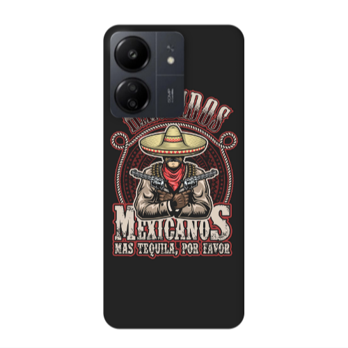 Xiaomi Redmi 13C Mexicanos Transparent Silicone TPU Θήκη