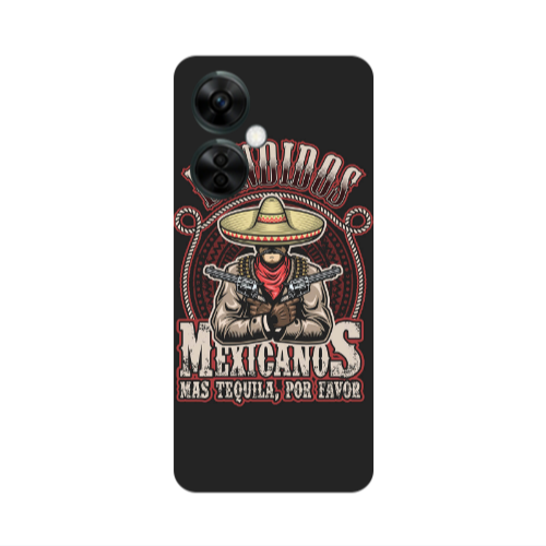 Oneplus Nord CE 3 Lite 5G Mexicanos Transparent Silicone TPU Θήκη