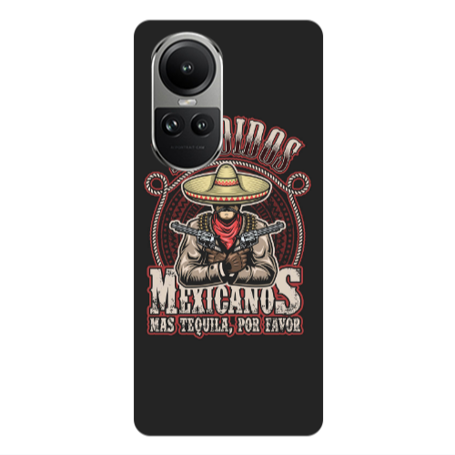 Oppo Reno10 5G Mexicanos Transparent Silicone TPU Θήκη