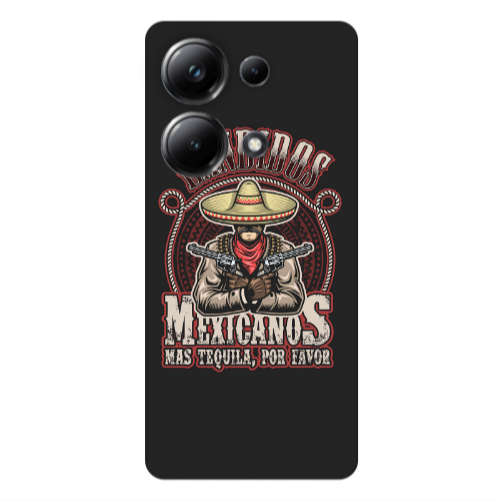 Xiaomi Poco M6 Pro 4G Mexicanos Transparent Silicone TPU Θήκη