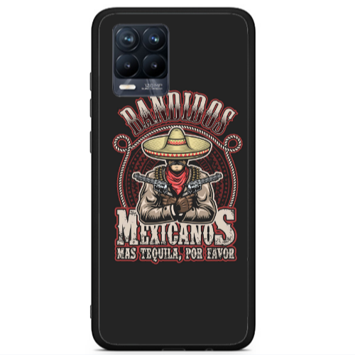Realme 8 i Mexicanos Black Glossy Θήκη