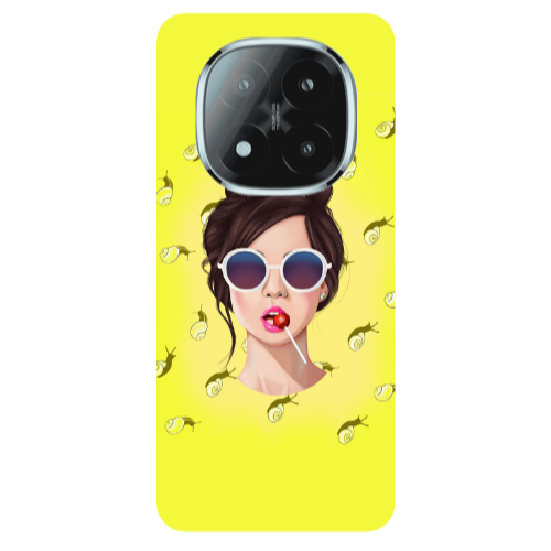 Xiaomi Redmi Note 14 Pro + 5g Lolipop Transparent Silicone TPU Θήκη