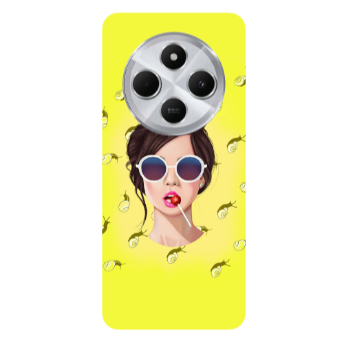 Xiaomi Redmi 14c Lolipop Transparent Silicone TPU Θήκη