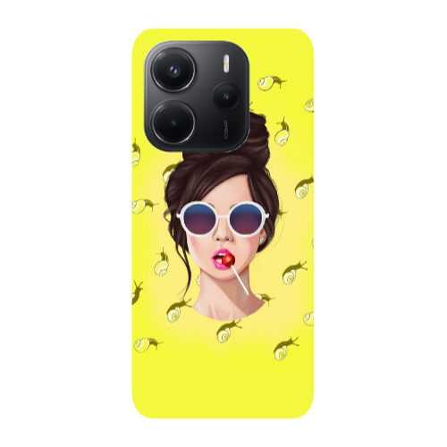 Xiaomi Redmi Note 14 Lolipop Transparent Silicone TPU Θήκη