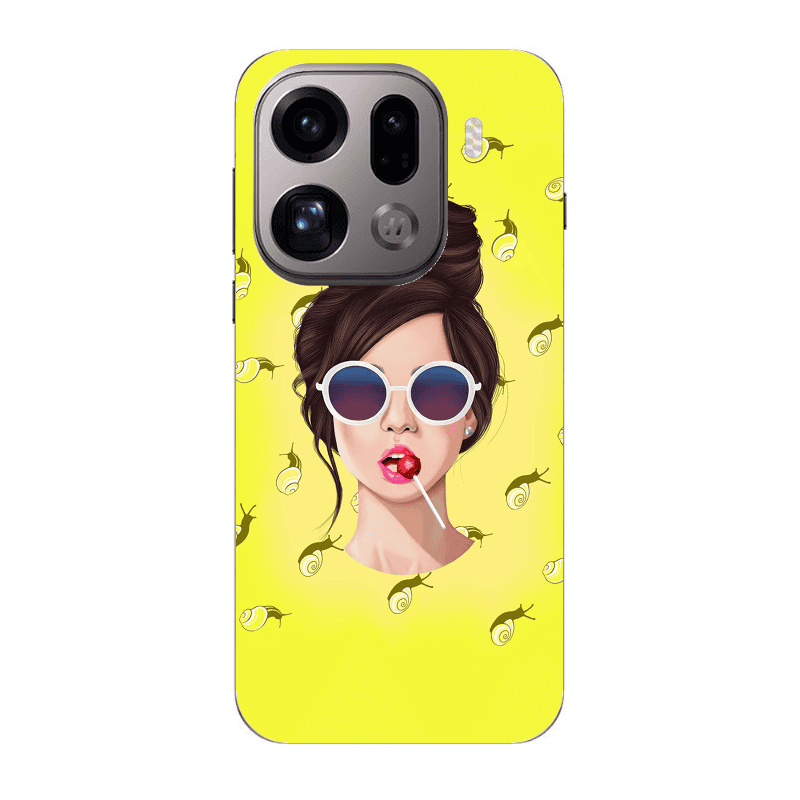 Oppo Find X9 Pro Lolipop Transparent Silicone TPU Θήκη