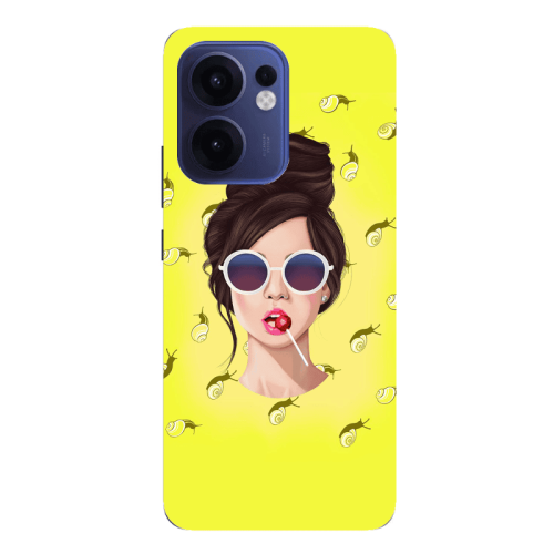 Oppo Reno13 FS Lolipop Transparent Silicone TPU Θήκη