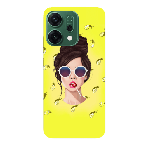 Oppo RENO 14 Lolipop Transparent Silicone TPU Θήκη
