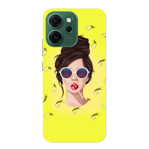 Oppo 14 F Lolipop Transparent Silicone TPU Θήκη