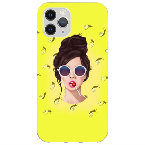Apple iPhone 13 Pro Max Lolipop Transparent Silicone TPU Θήκη
