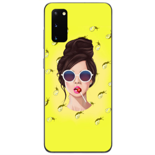 Samsung S20 Lolipop Transparent Silicone TPU Θήκη