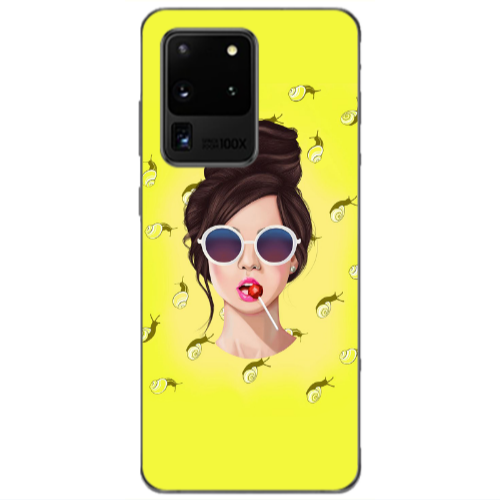 Samsung S20 Ultra Lolipop Transparent Silicone TPU Θήκη