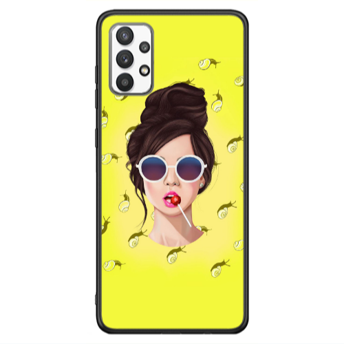 Samsung A13 4G Lolipop Black Glossy Θήκη