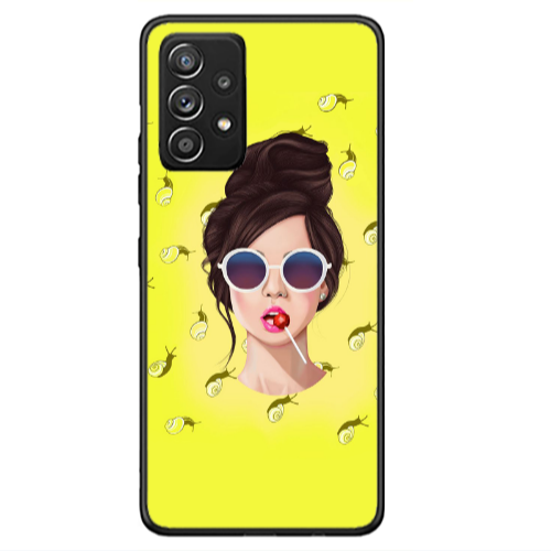 Samsung A53 Lolipop Black Glossy Θήκη