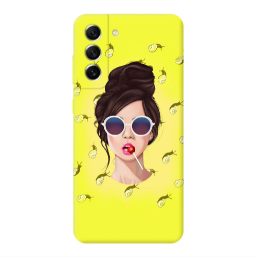 Samsung S22 Lolipop Transparent Silicone TPU Θήκη