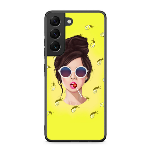 Samsung S22 Lolipop Black Glossy Θήκη