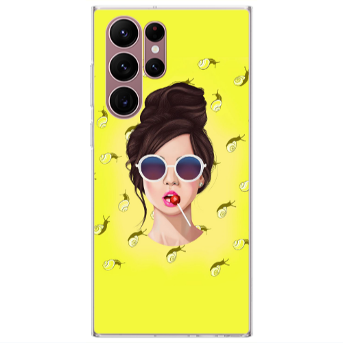 Samsung S22 Ultra Lolipop Transparent Silicone TPU Θήκη