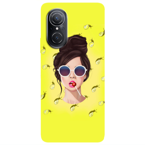 Huawei Nova 9 SE Lolipop Transparent Silicone TPU Θήκη