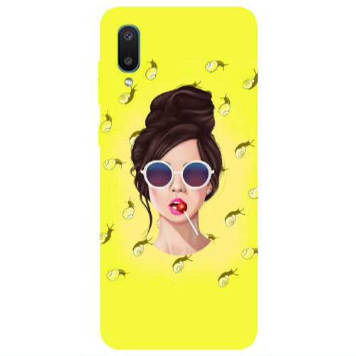 Samsung A02 Lolipop Transparent Silicone TPU Θήκη