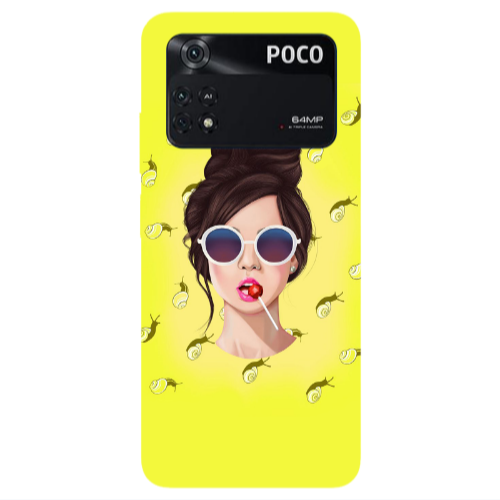 Xiaomi Poco M4 Pro 4G Lolipop Transparent Silicone TPU Θήκη
