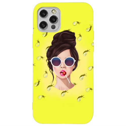 Apple iPhone 12 Pro Lolipop Transparent Silicone TPU Θήκη