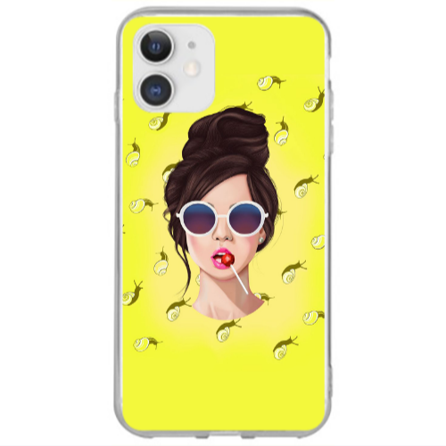 Apple iPhone 12 Mini Lolipop Transparent Silicone TPU Θήκη