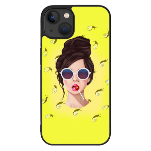 Apple iPhone 13 Mini Lolipop Black Glossy Θήκη