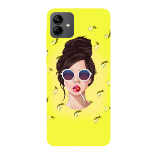 Samsung A04 Lolipop Transparent Silicone TPU Θήκη