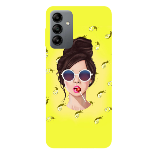 Samsung A04S Lolipop Transparent Silicone TPU Θήκη