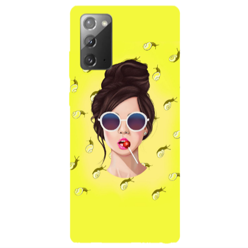 Samsung Note 20 Lolipop Transparent Silicone TPU Θήκη