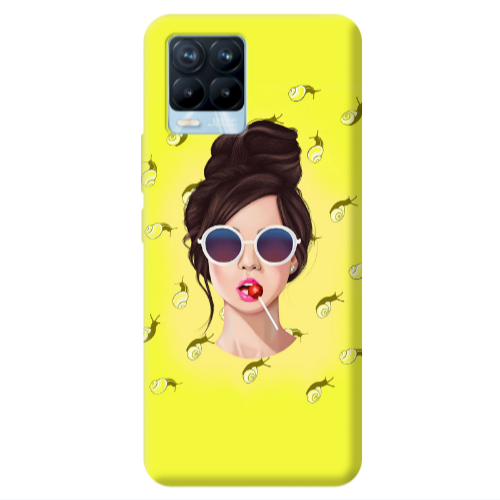 Realme 8 Pro Lolipop Transparent Silicone TPU Θήκη