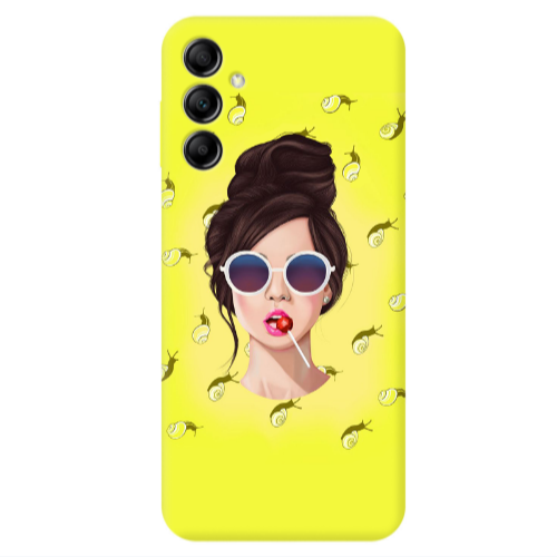 Samsung A14 5G Lolipop Transparent Silicone TPU Θήκη