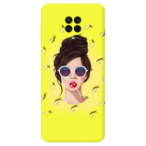 Xiaomi Redmi Note 9S Lolipop Transparent Silicone TPU Θήκη