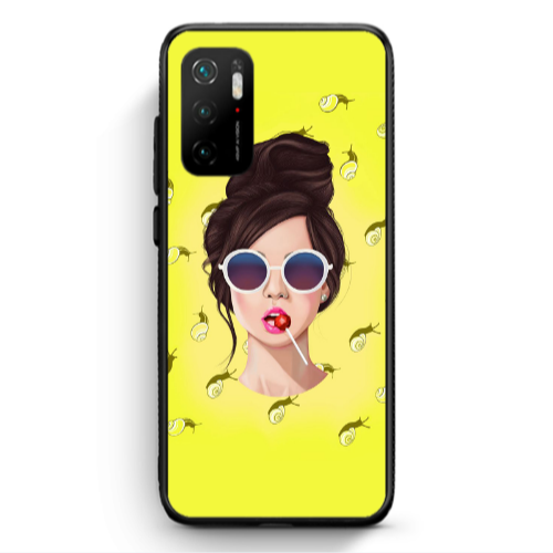 Xiaomi Poco M3 Pro Lolipop Black Glossy Θήκη
