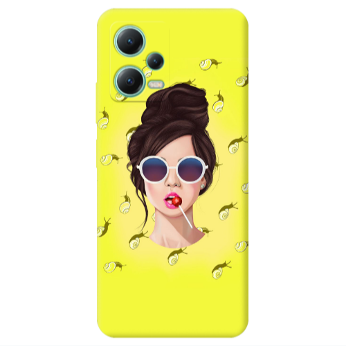 Xiaomi Redmi Note 12 Pro 5G Lolipop Transparent Silicone TPU Θήκη