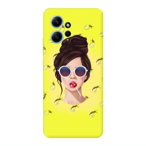 Xiaomi Redmi Note 12 4G Lolipop Transparent Silicone TPU Θήκη