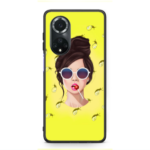 Huawei Nova 9 Lolipop Black Glossy Θήκη